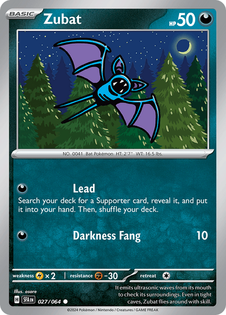 Zubat - Shrouded Fable #027