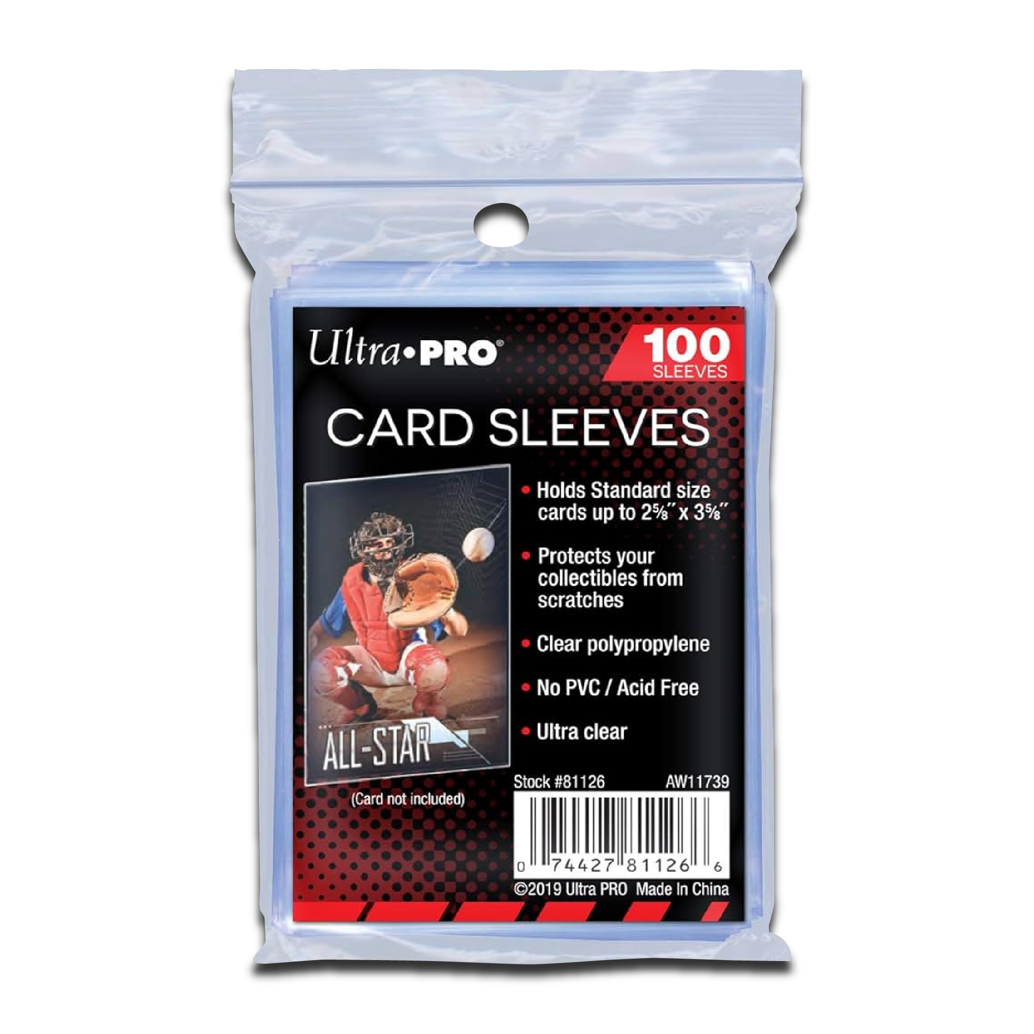 Ultra Pro Card Sleeves - (Pack of 100)