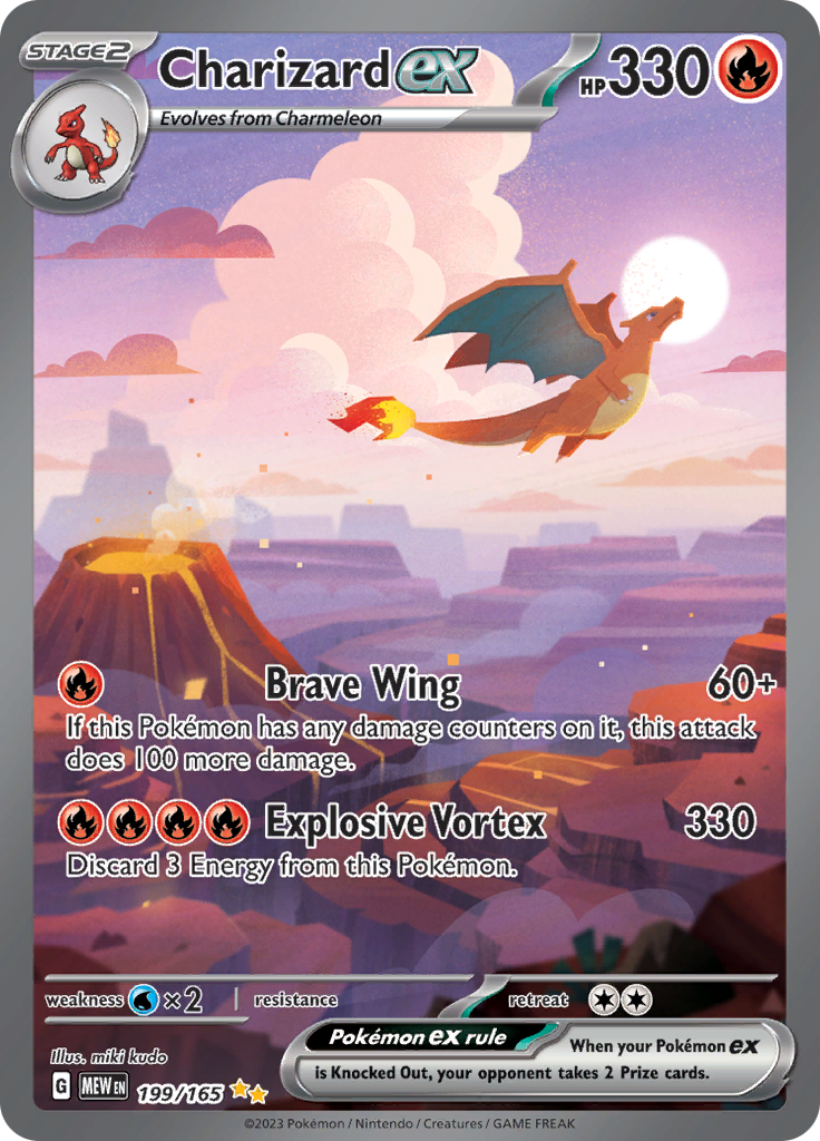 Charizard EX - SIR - 151 #199