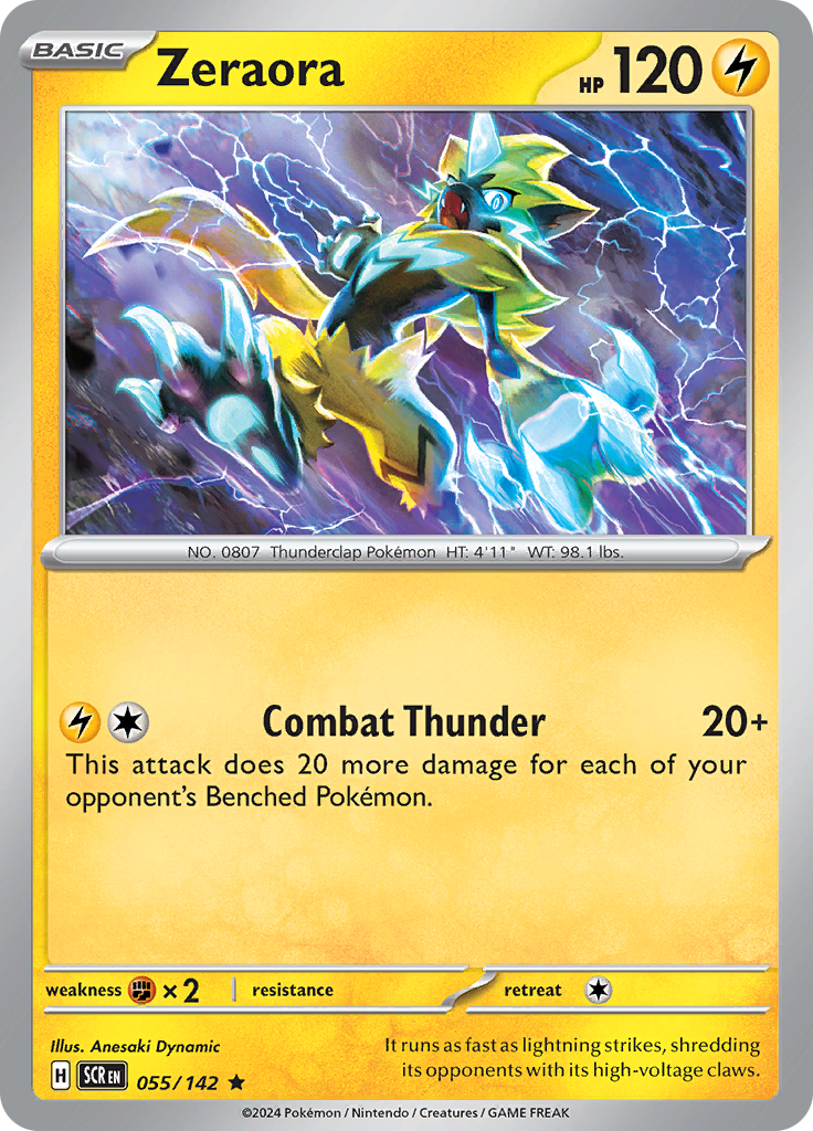 Zeraora - Holo - Stellar Crown #055