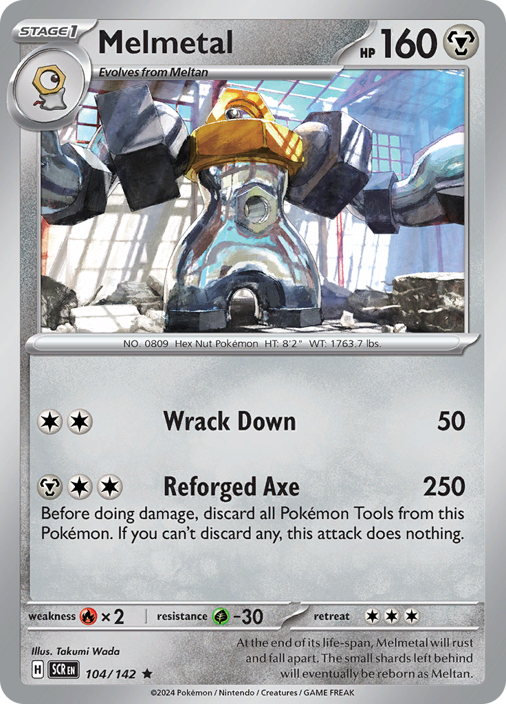 Melmetal - Holo - Stellar Crown #104