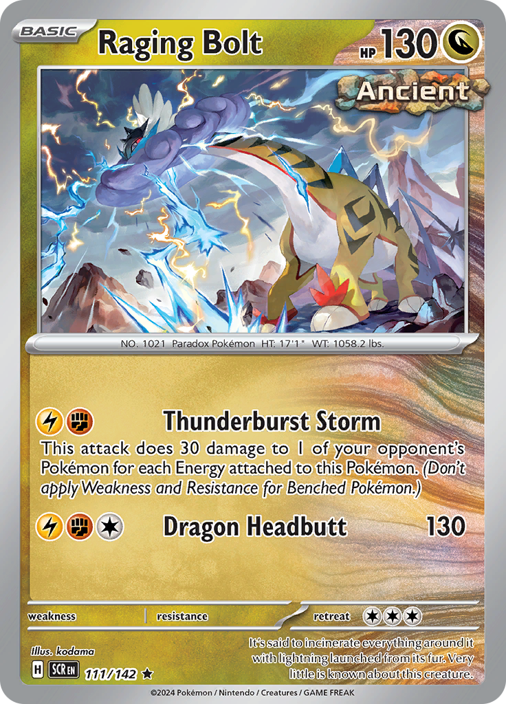 Raging Bolt - Holo - Stellar Crown #111