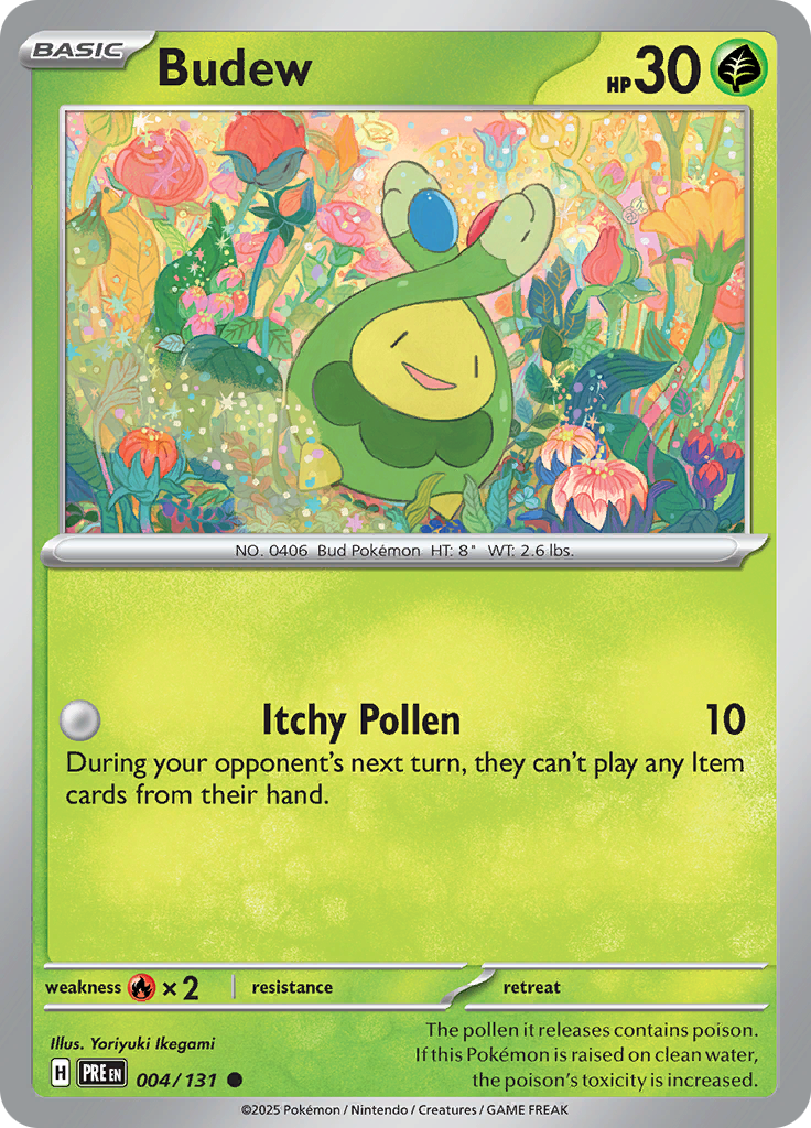 Budew - Reverse Holo - Prismatic Evolutions #004