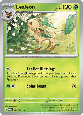 Leafeon - Poké Ball - Prismatic Evolutions #005