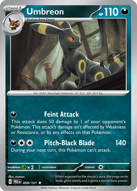 Umbreon - Reverse Holo - Prismatic Evolutions #059