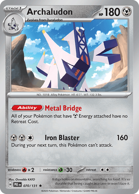 Archaludon - Holo - Prismatic Evolutions #070