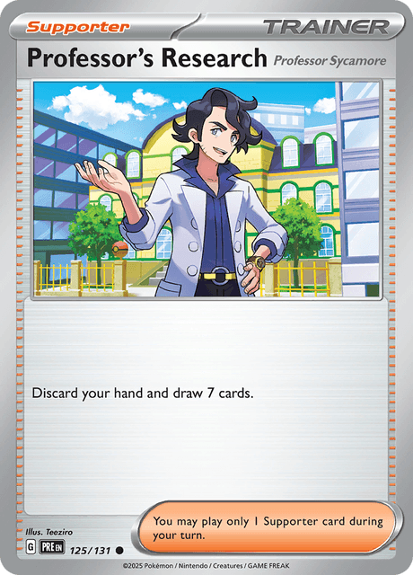 Professors Research - Poké Ball - Prismatic Evolutions #125