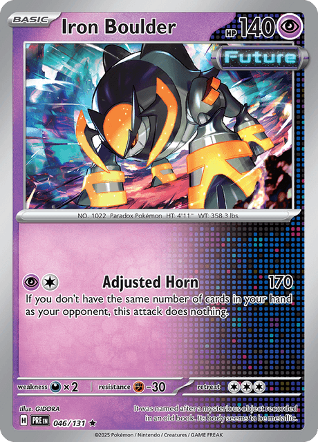 Iron Boulder - Holo - Prismatic Evolutions #046