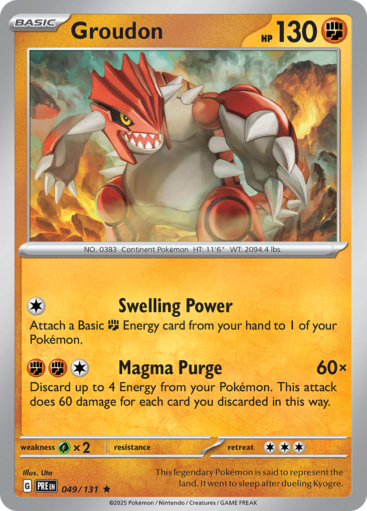 Groundon - Holo - Prismatic Evolutions #049