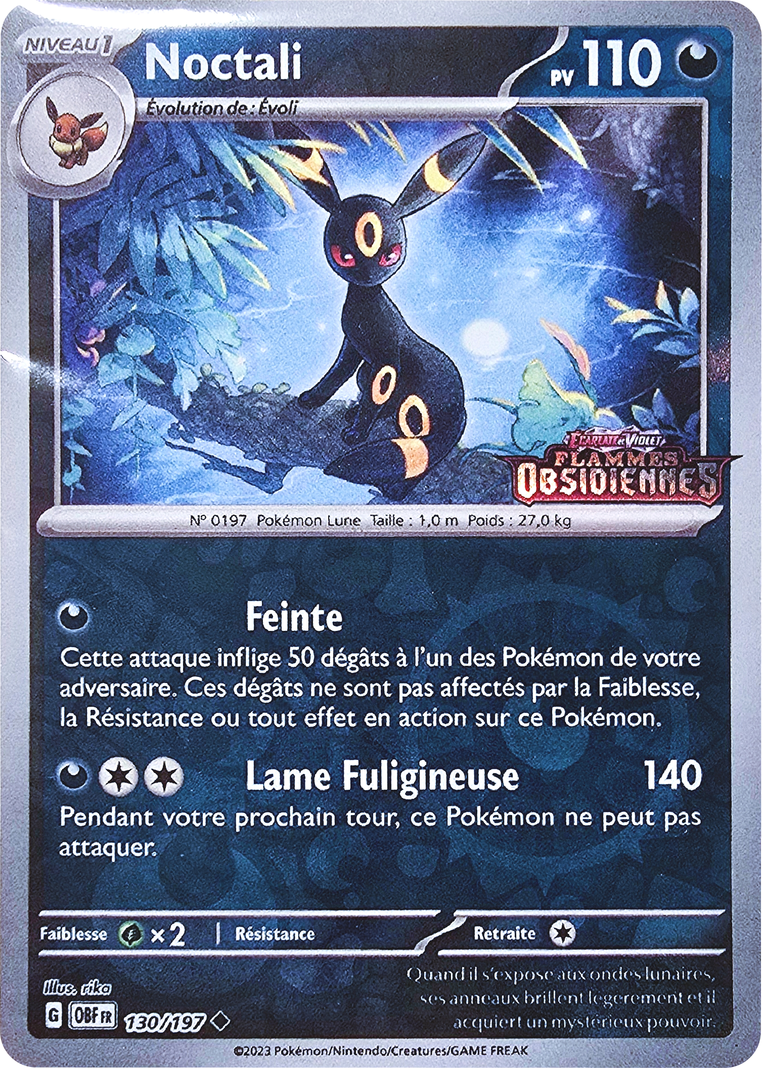 Umbreon (FR) - Stamped Reverse Holo Promo - Obsidian Flames #130