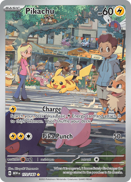 Pikachu - IR - 151 #173
