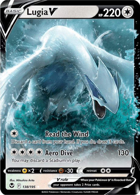Lugia V - Holo - Silver Tempest #138
